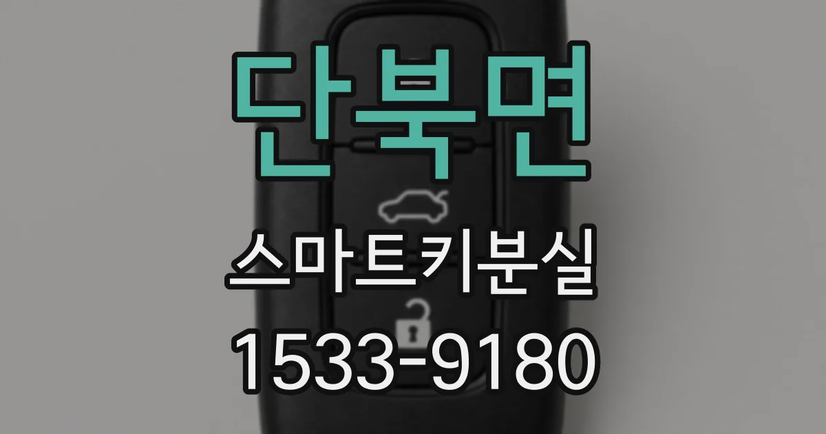 단북면 스마트키분실