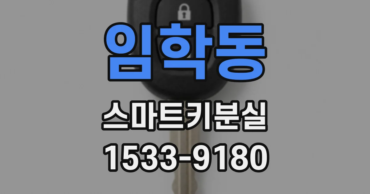 임학동 스마트키분실