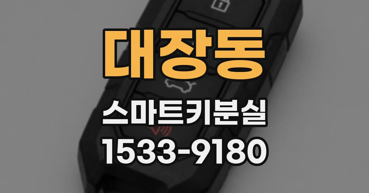 대장동 스마트키분실
