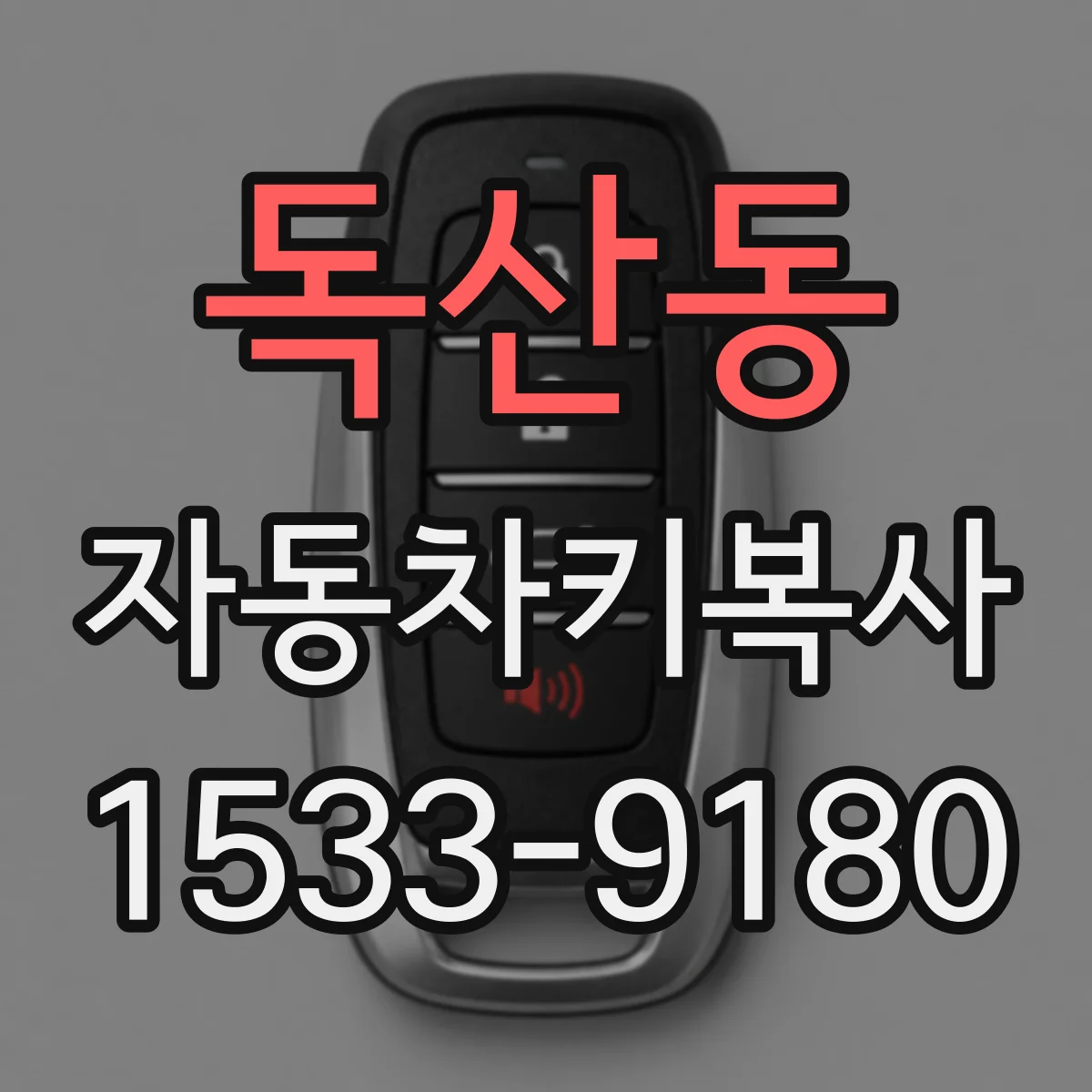 독산동 자동차키복사