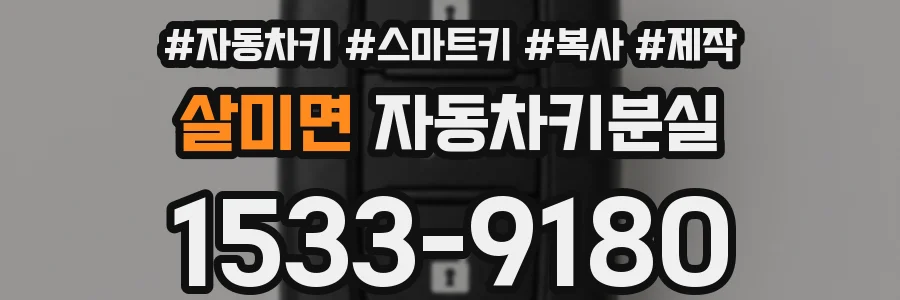 살미면 자동차키분실