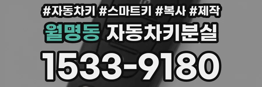 월명동 자동차키분실