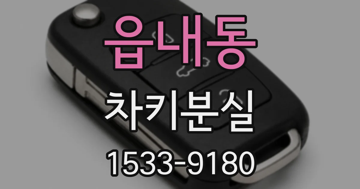 읍내동 차키분실