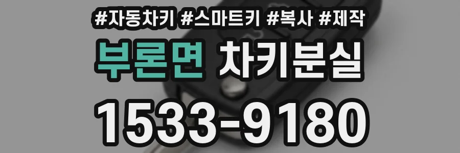 부론면 차키분실