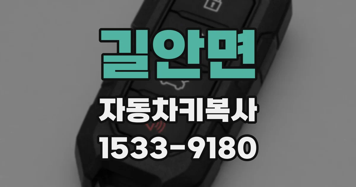 길안면 자동차키복사