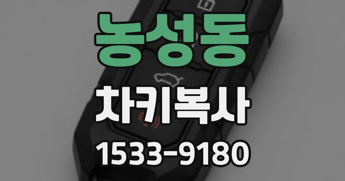 농성동 차키복사