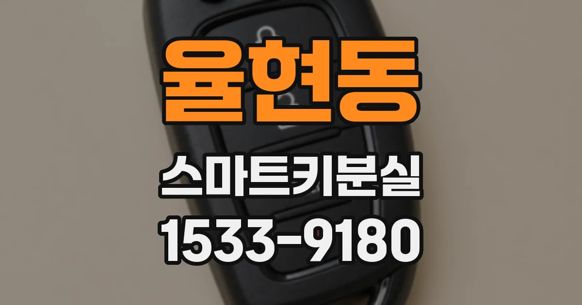 율현동 스마트키분실