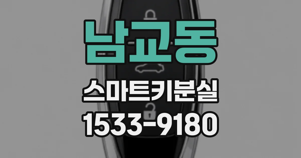 남교동 스마트키분실