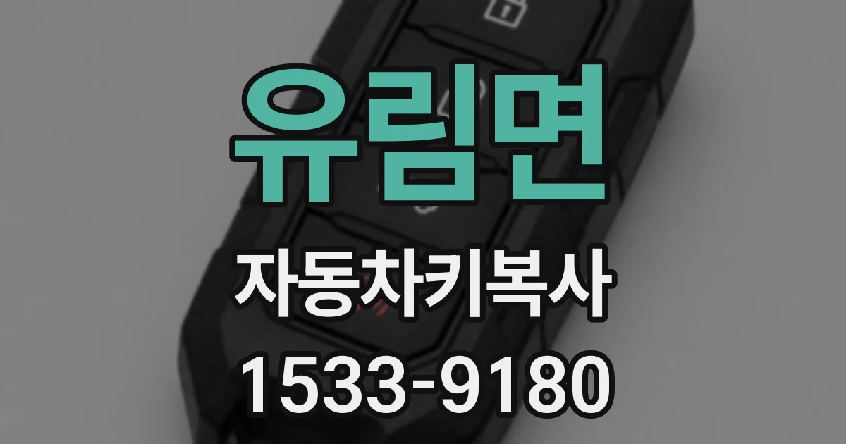 유림면 자동차키복사