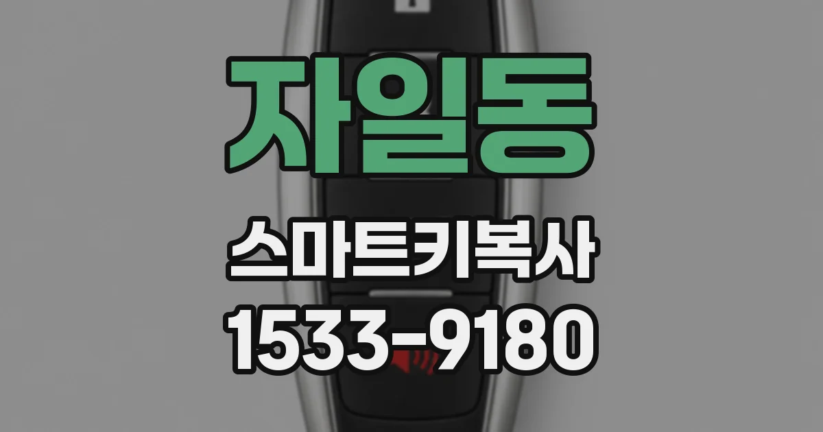 자일동 스마트키복사