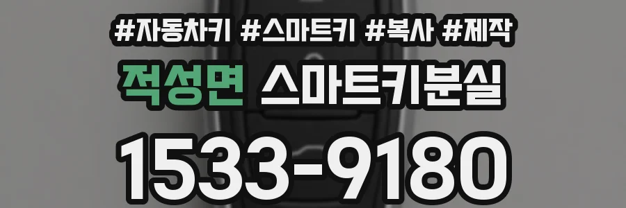 적성면 스마트키분실