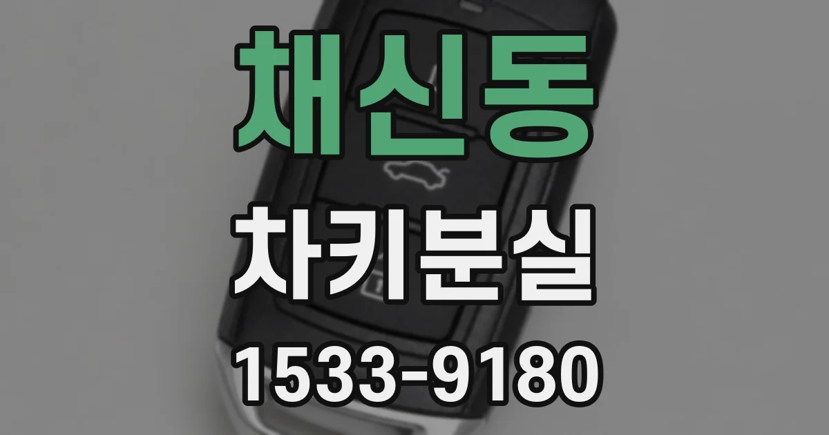 채신동 차키분실