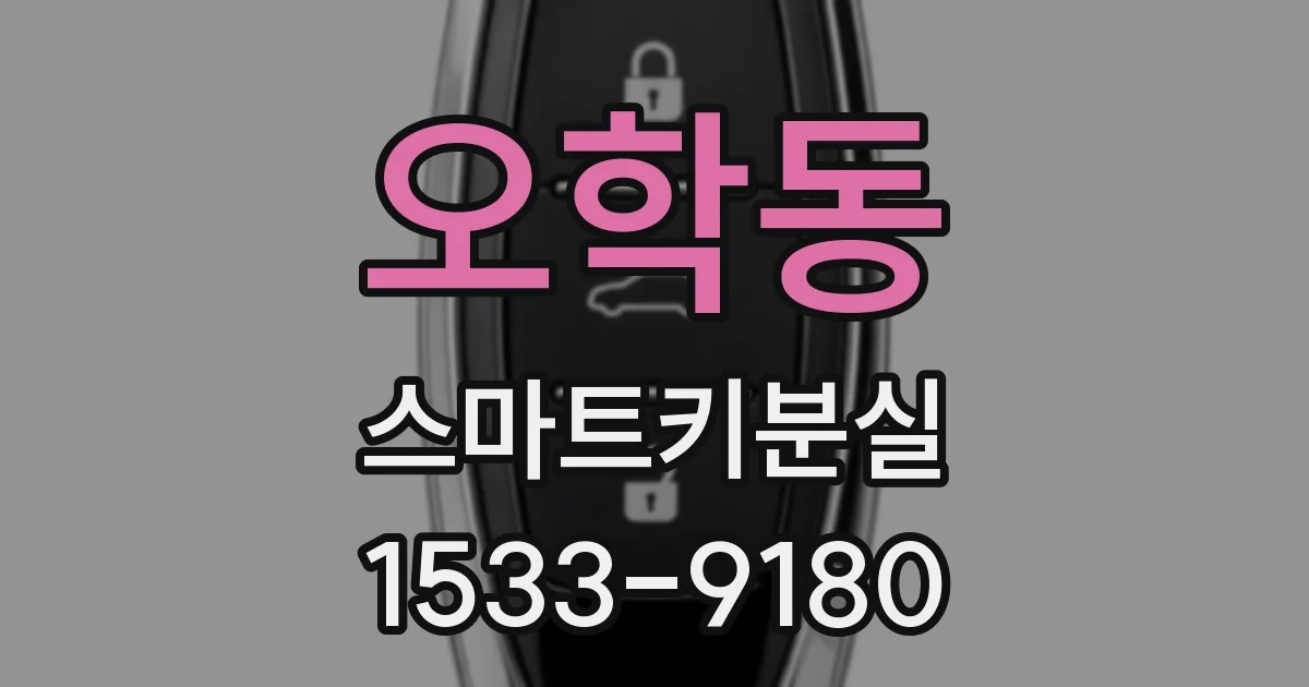 오학동 스마트키분실