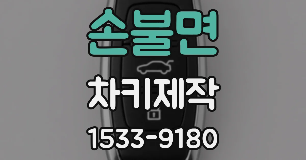 손불면 차키제작