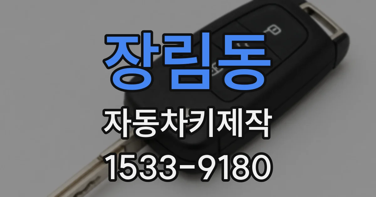 장림동 자동차키제작