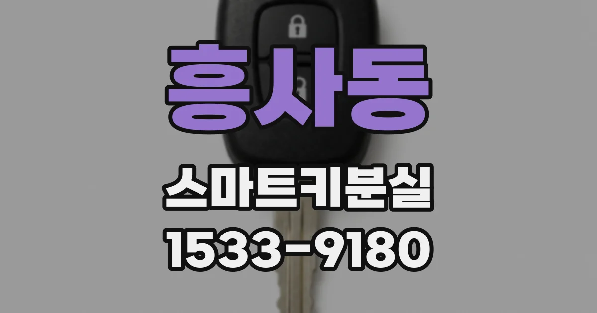 흥사동 스마트키분실