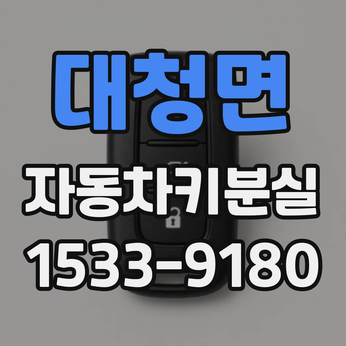 대청면 자동차키분실