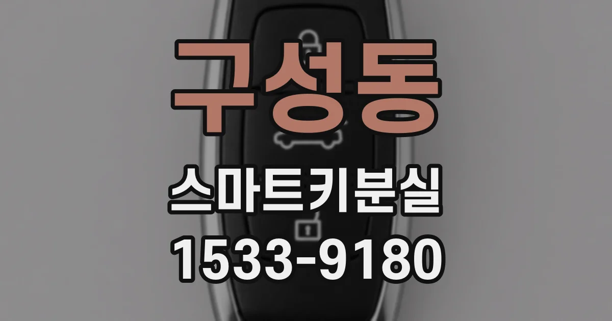 구성동 스마트키분실
