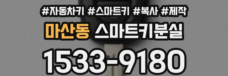 마산동 스마트키분실