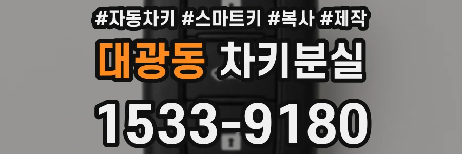 대광동 차키분실