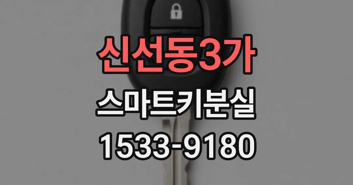 신선동3가 스마트키분실