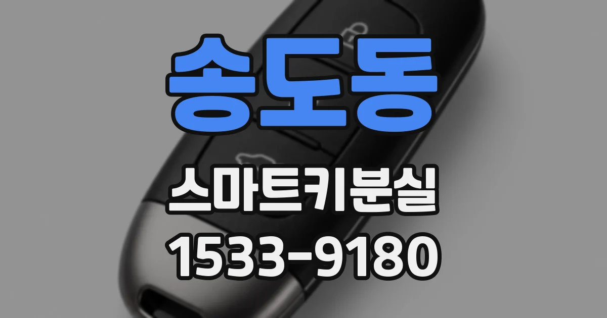 송도동 스마트키분실