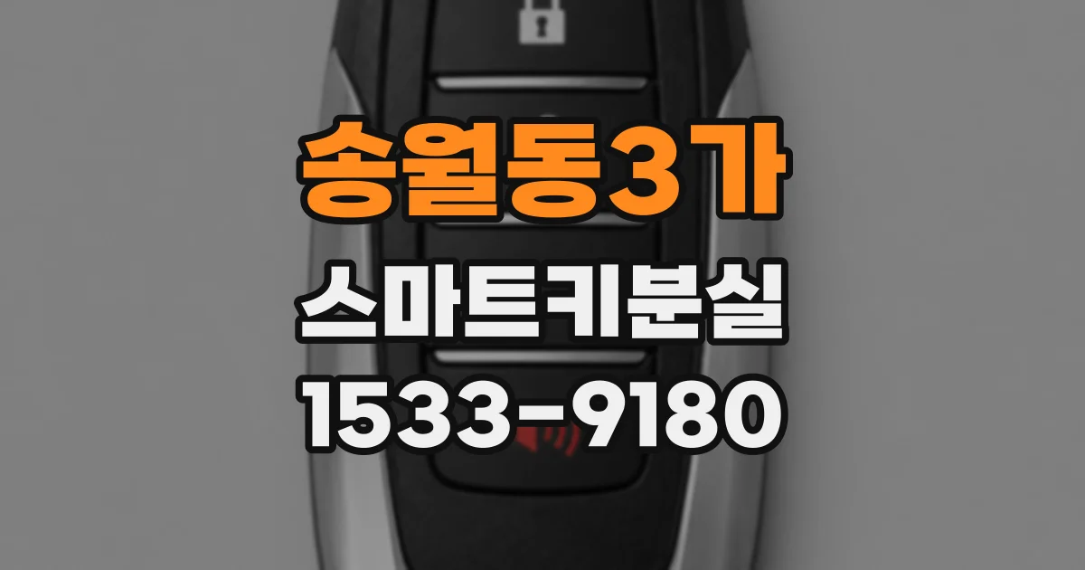송월동3가 스마트키분실