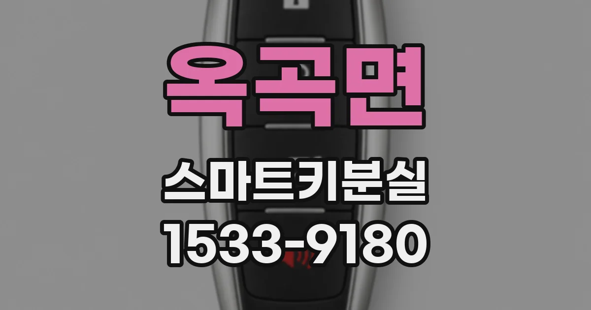 옥곡면 스마트키분실