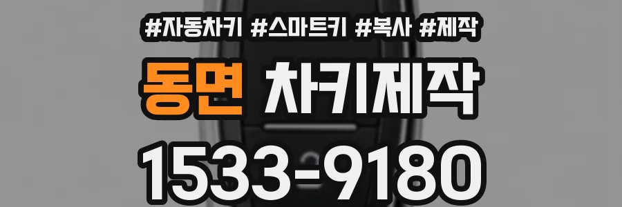 동면 차키제작
