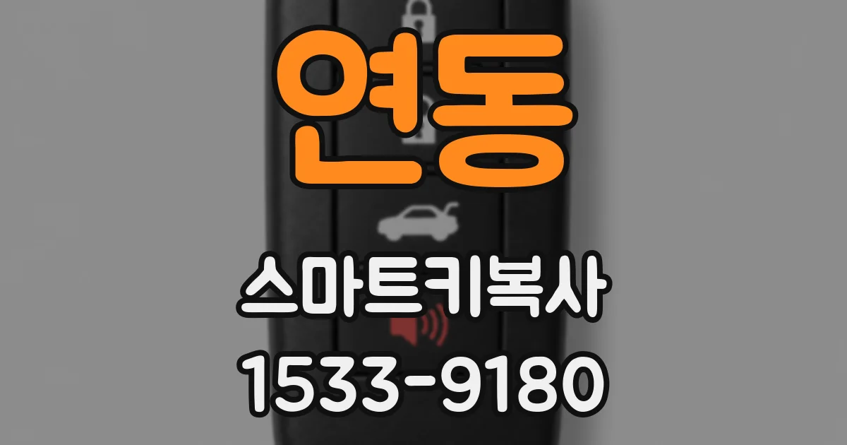 연동 스마트키복사