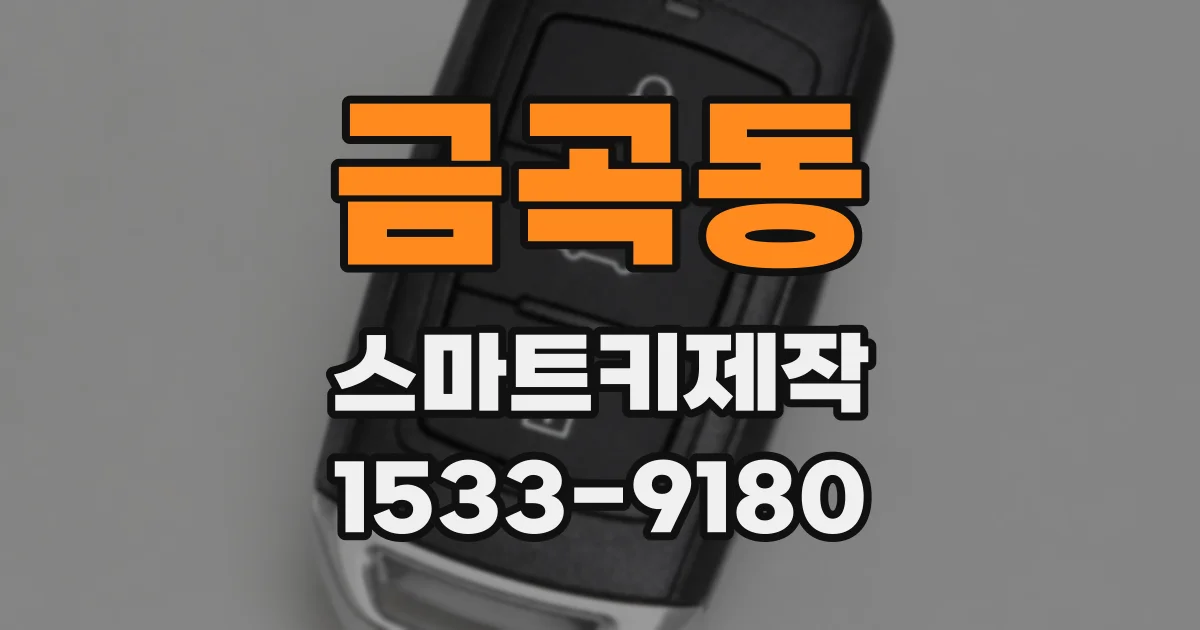 금곡동 스마트키제작