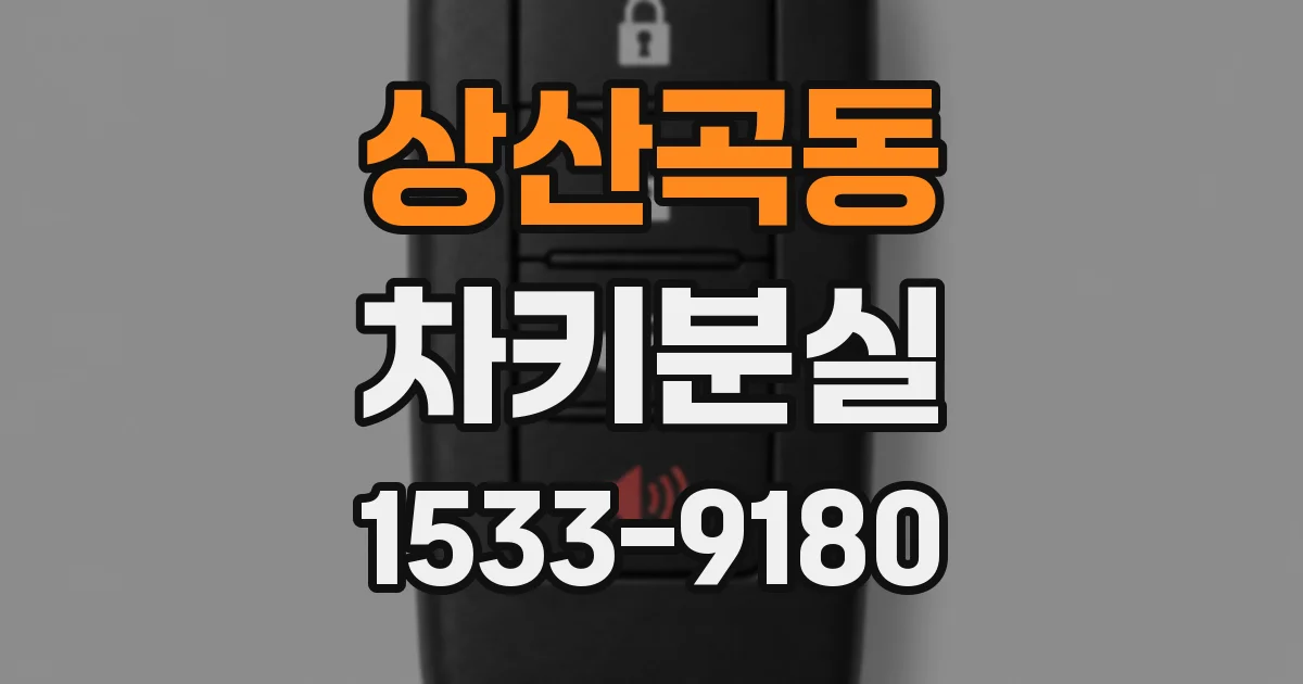 상산곡동 차키분실