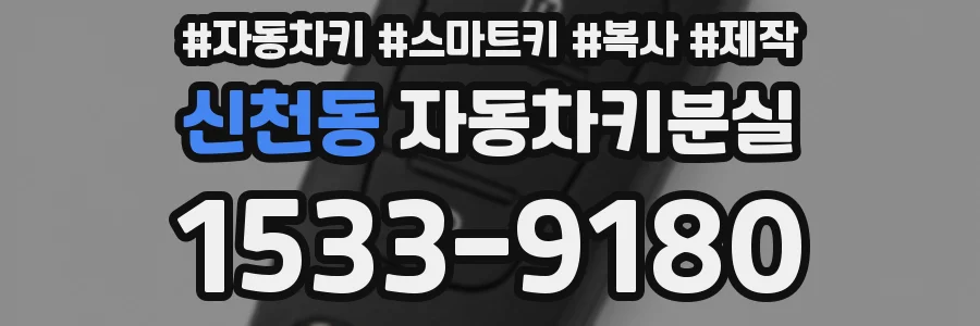 신천동 자동차키분실