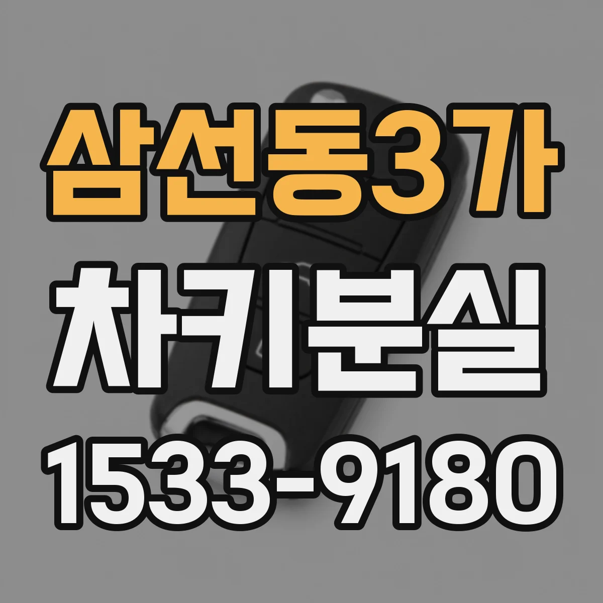 삼선동3가 차키분실