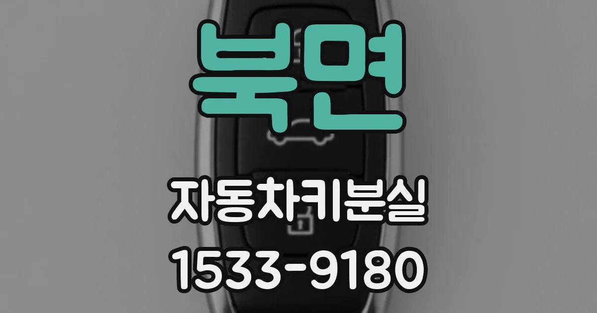 북면 자동차키분실