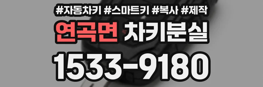 연곡면 차키분실