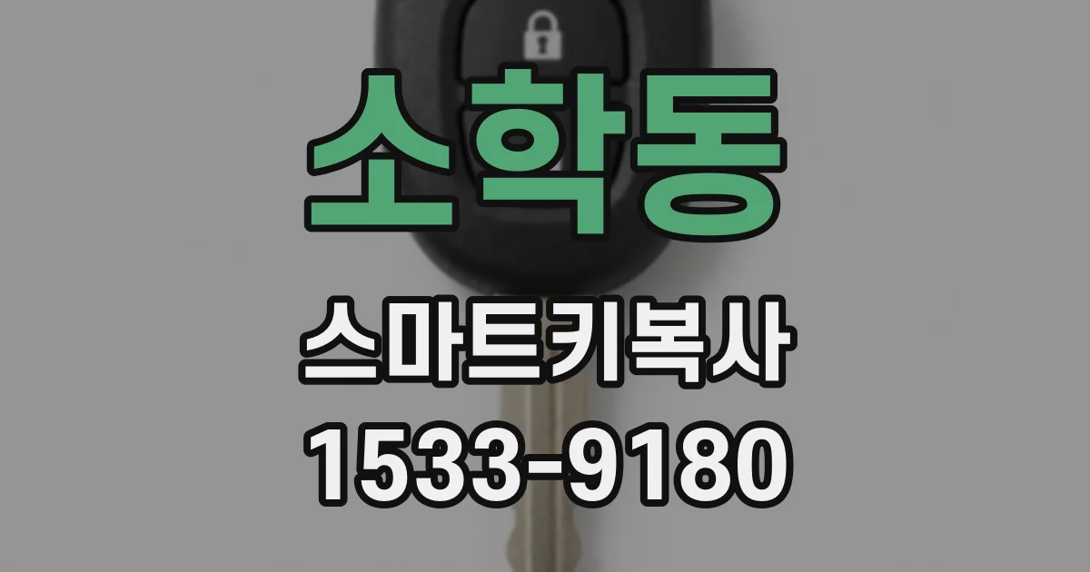 소학동 스마트키복사