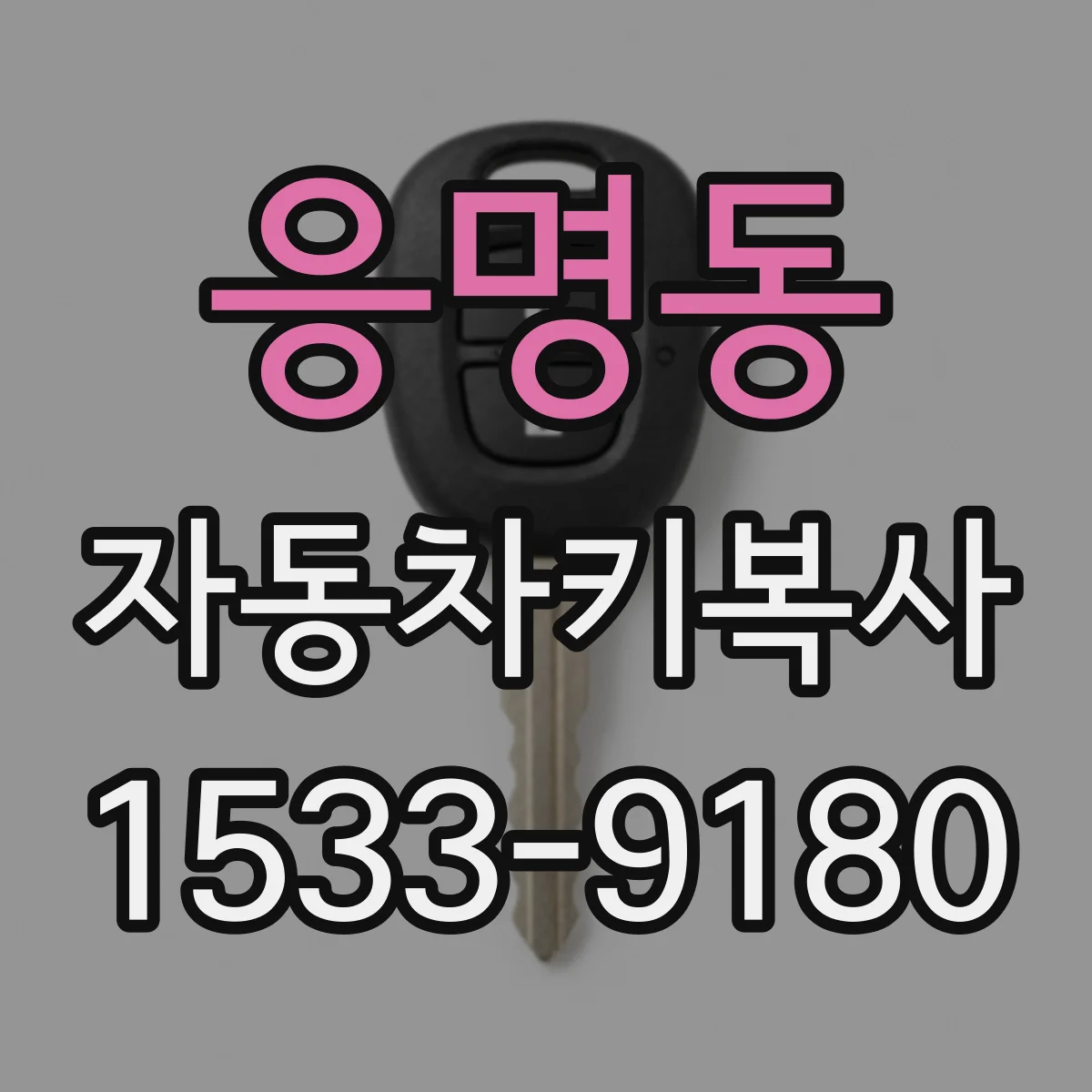 응명동 자동차키복사