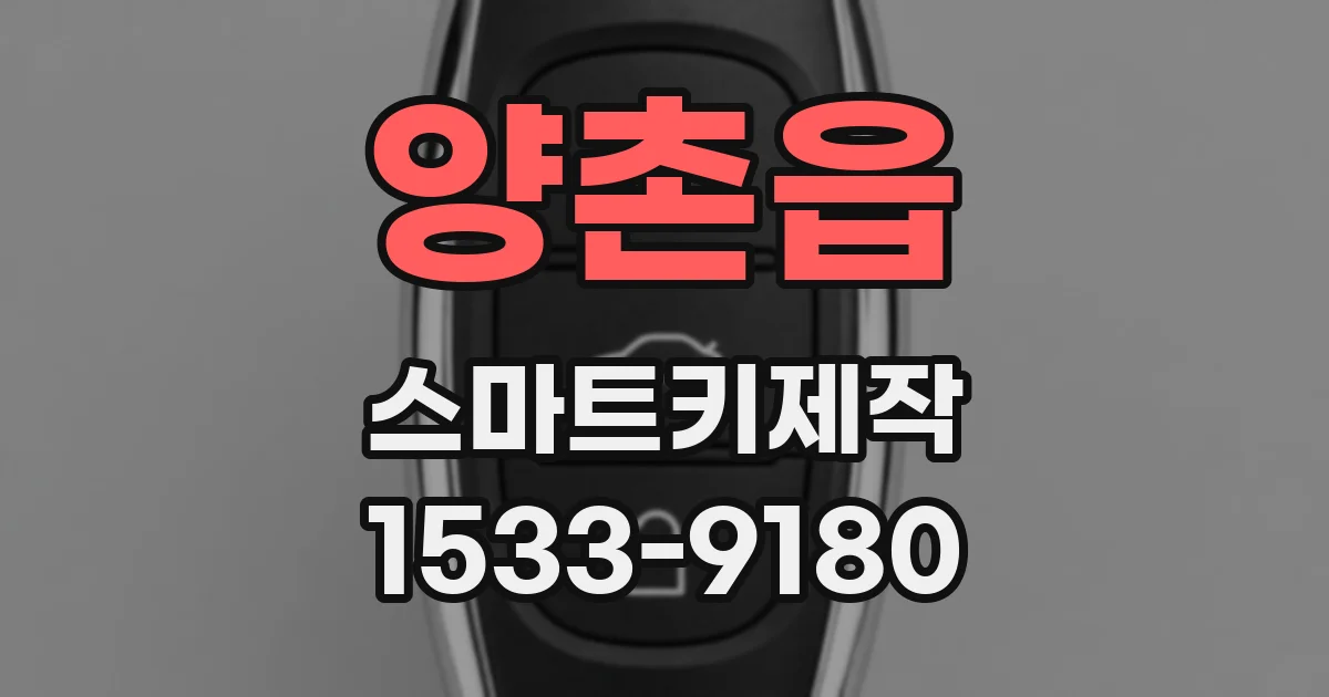 양촌읍 스마트키제작