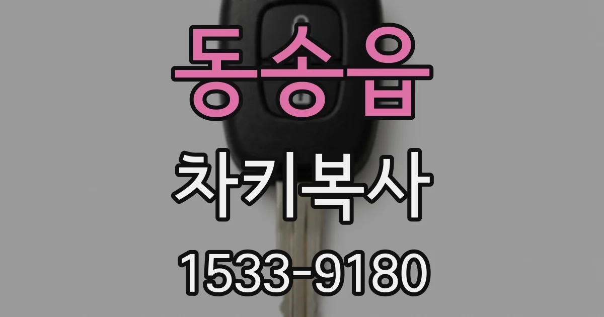 동송읍 차키복사