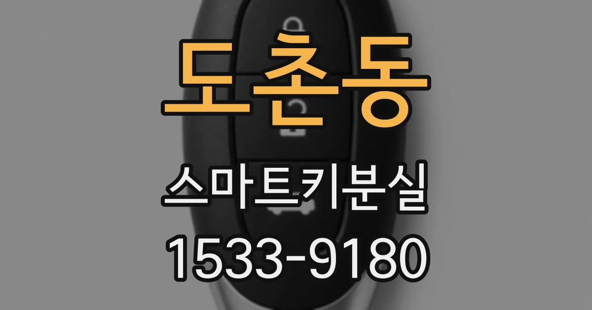도촌동 스마트키분실