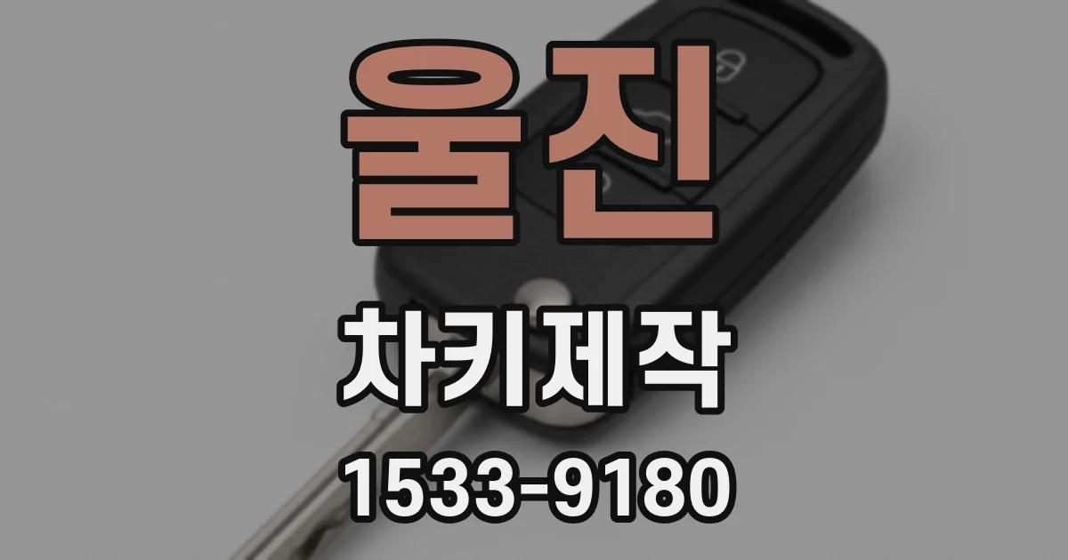 울진 차키제작