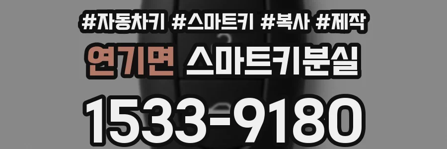 연기면 스마트키분실