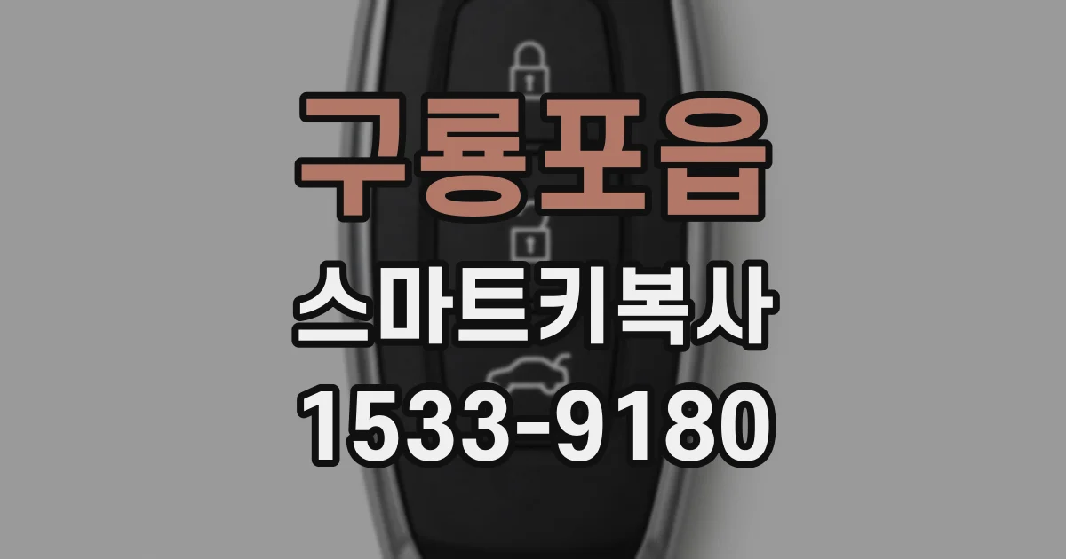 구룡포읍 스마트키복사