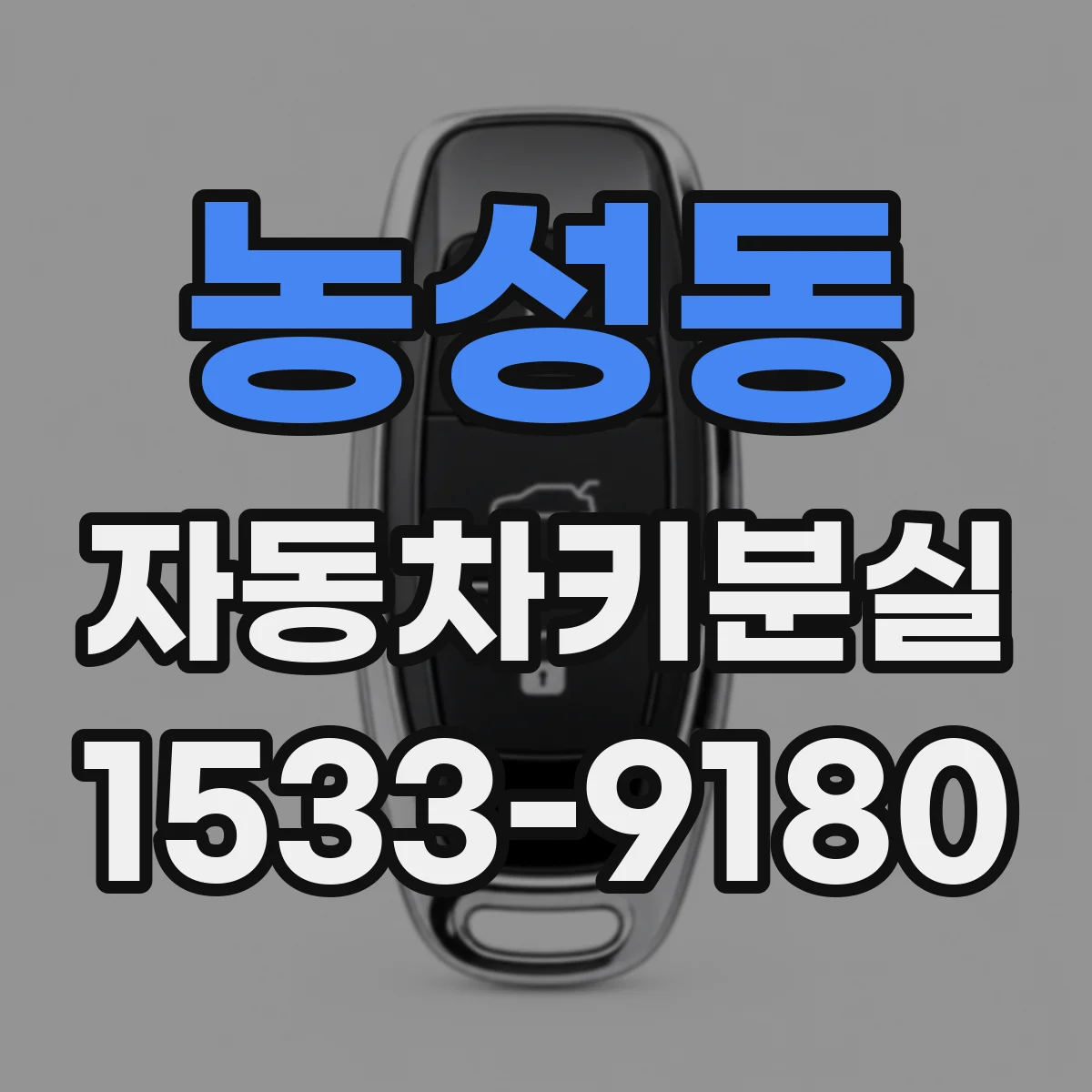 농성동 자동차키분실