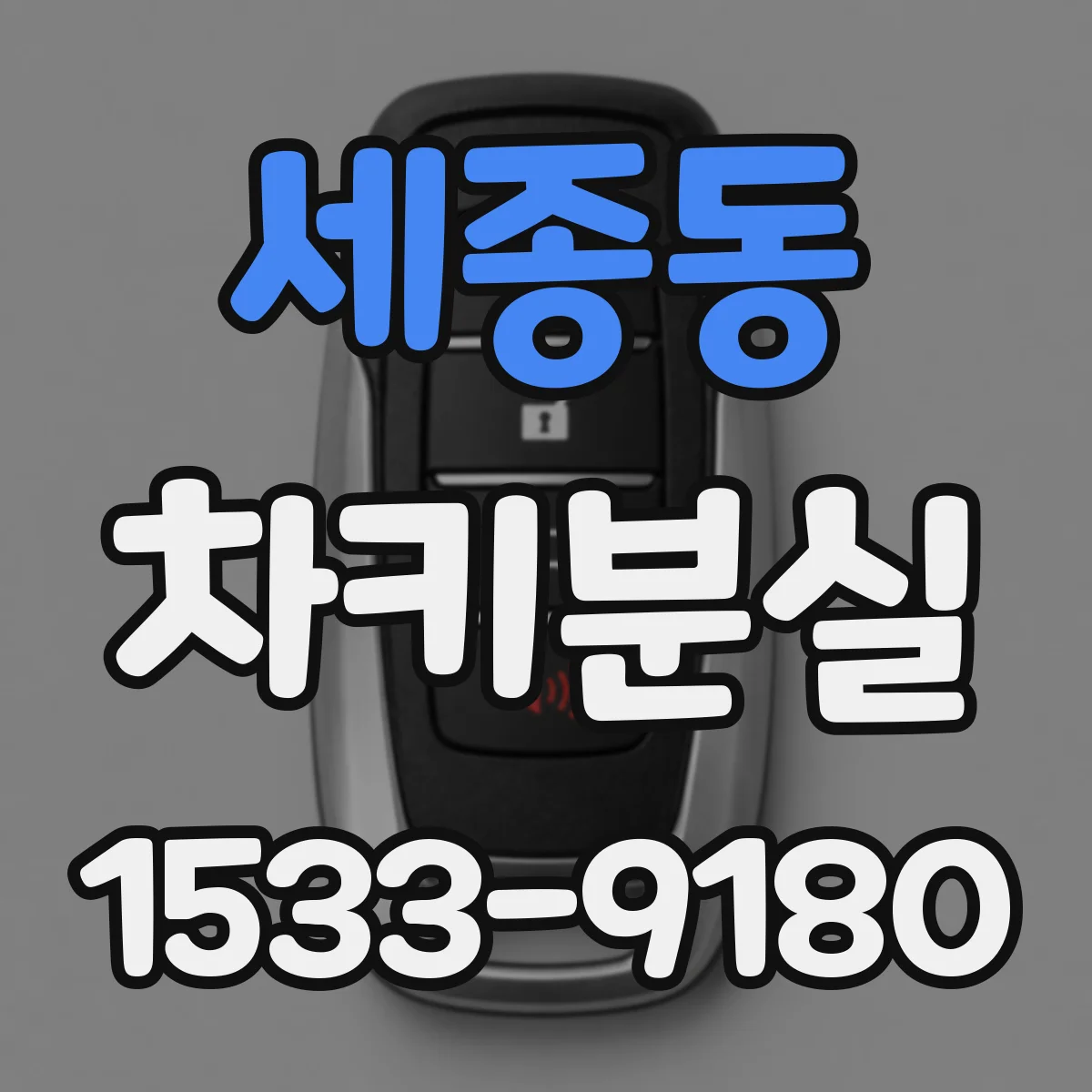 세종동 차키분실