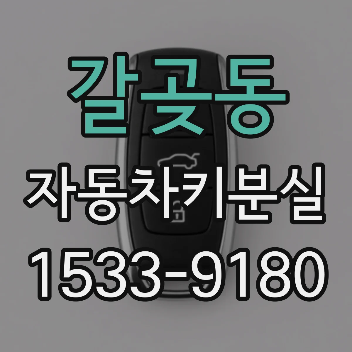 갈곶동 자동차키분실