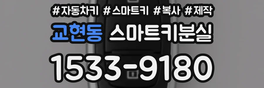 교현동 스마트키분실