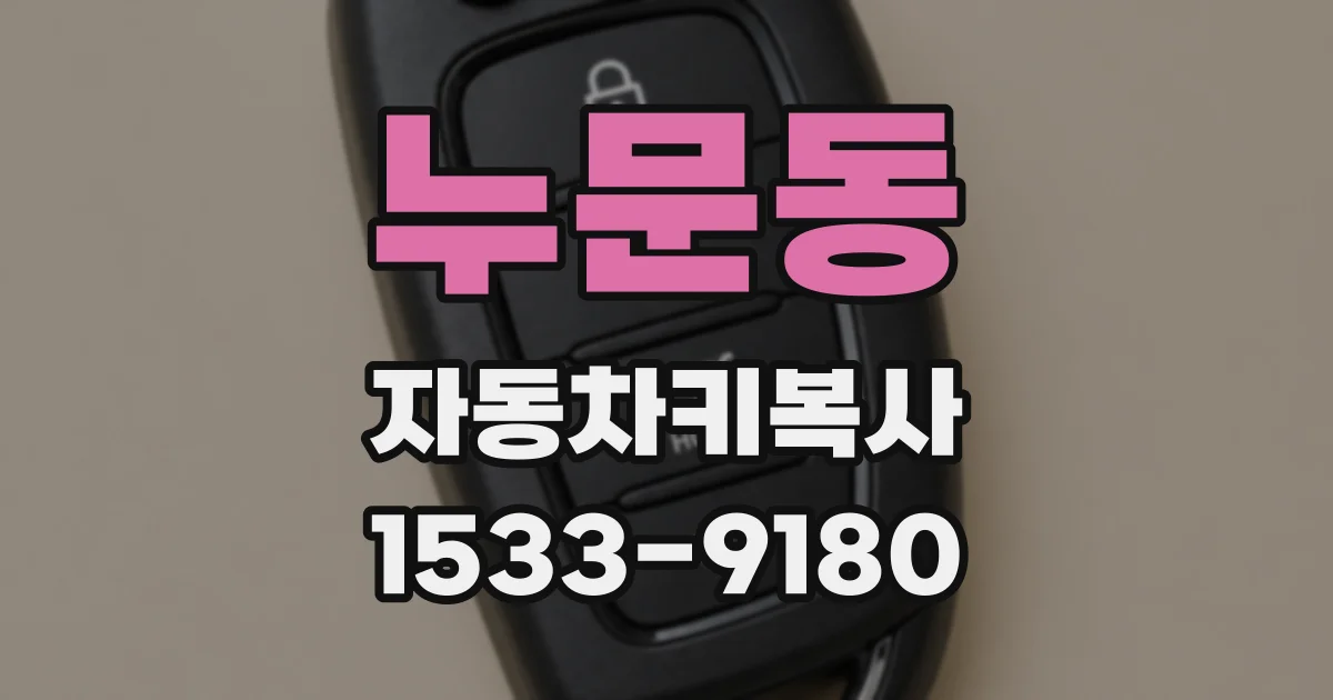 누문동 자동차키복사