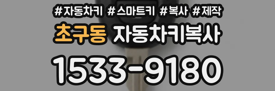 초구동 자동차키복사